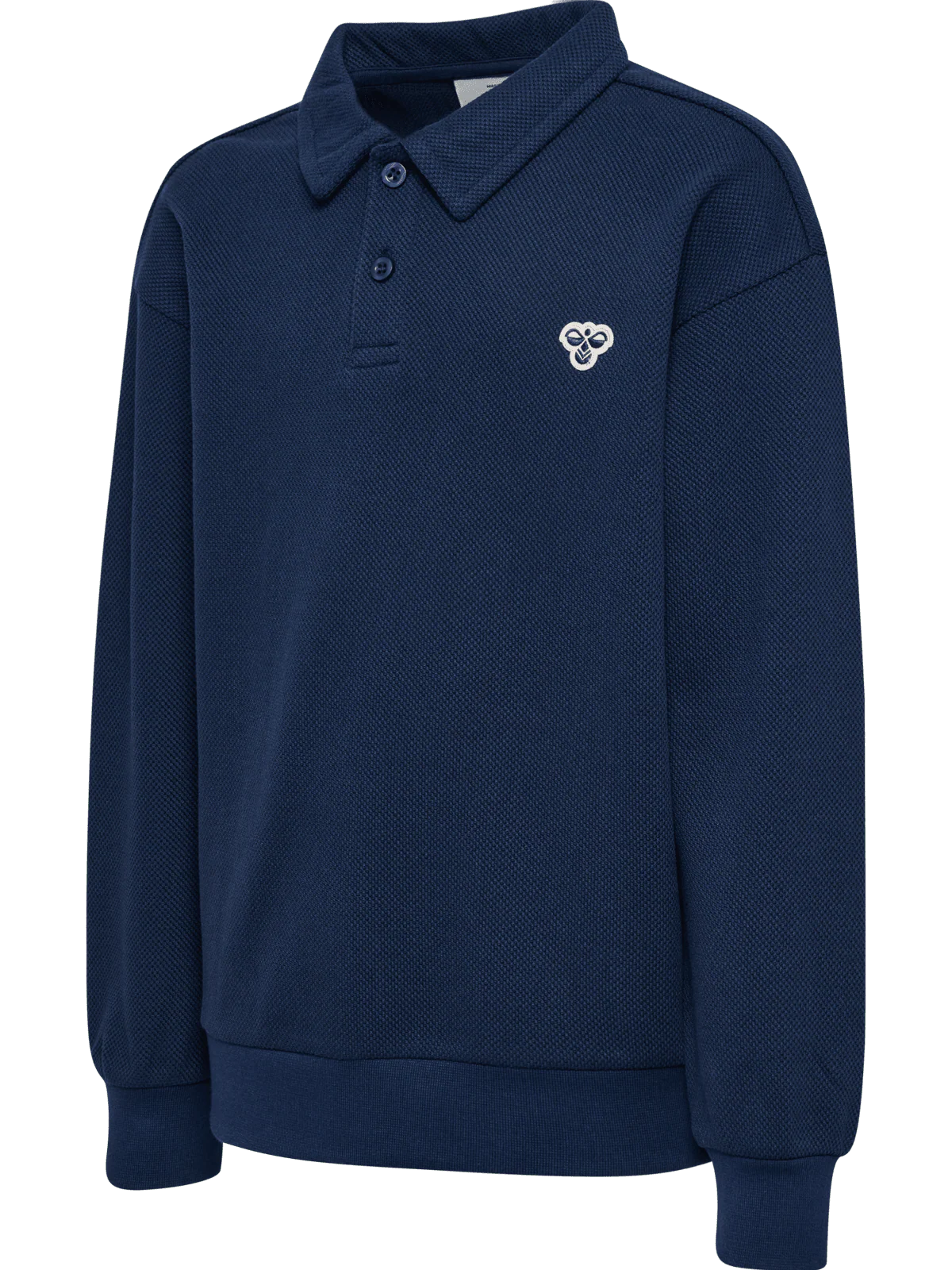 JR LOOSE PIQUE POLO SWEATSHIRT - Dress Blues