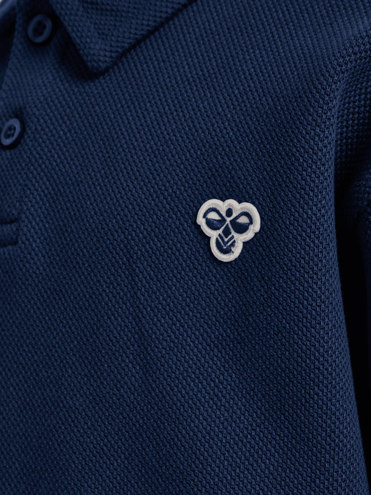 JR LOOSE PIQUE POLO SWEATSHIRT - Dress Blues - Image 2