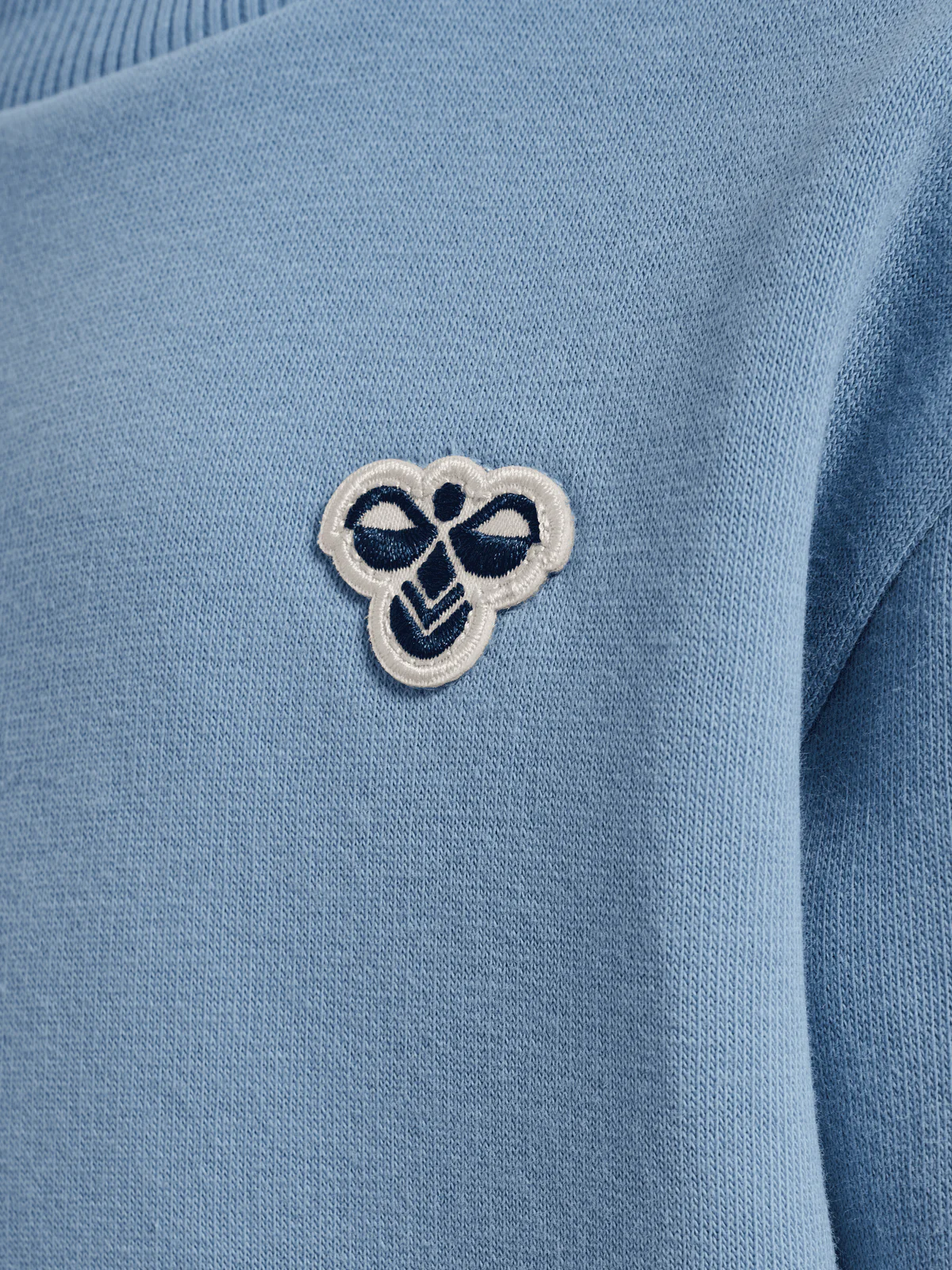 LOOSE CREWNECK GENSER - Faded Denim - Image 3