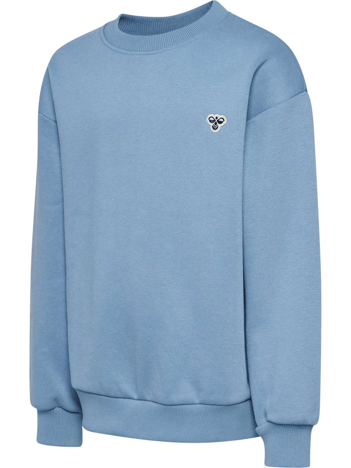 LOOSE CREWNECK GENSER - Faded Denim