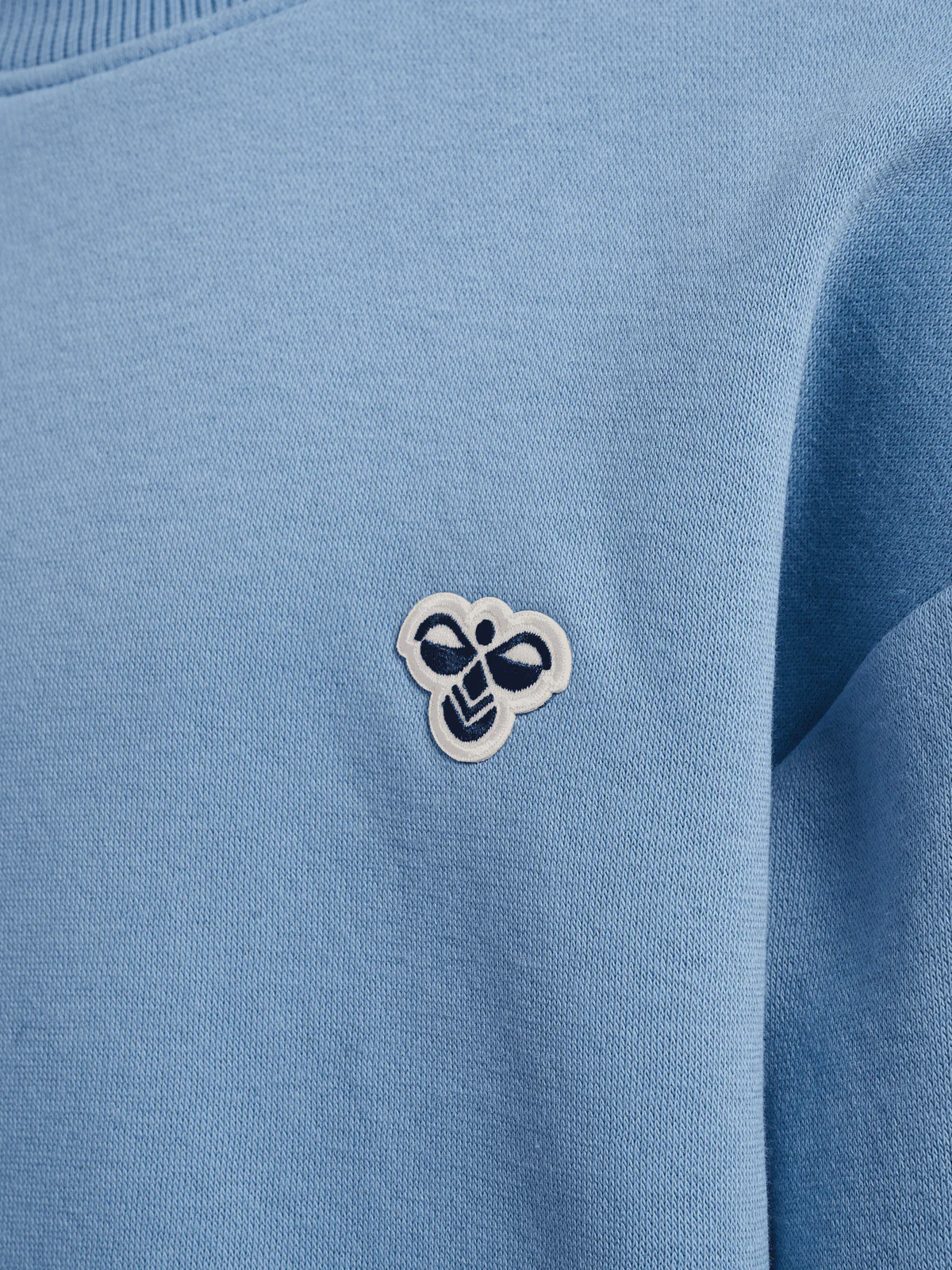 LOOSE CREWNECK GENSER - Faded Denim - Image 3