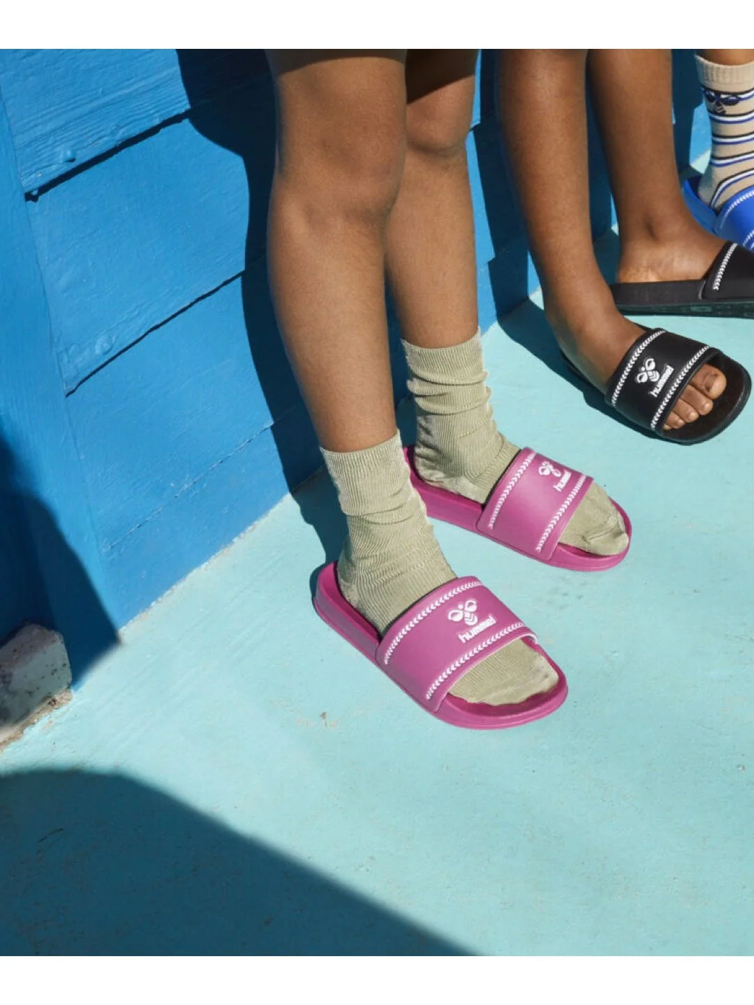Pool slide jr slippers  - Rosa