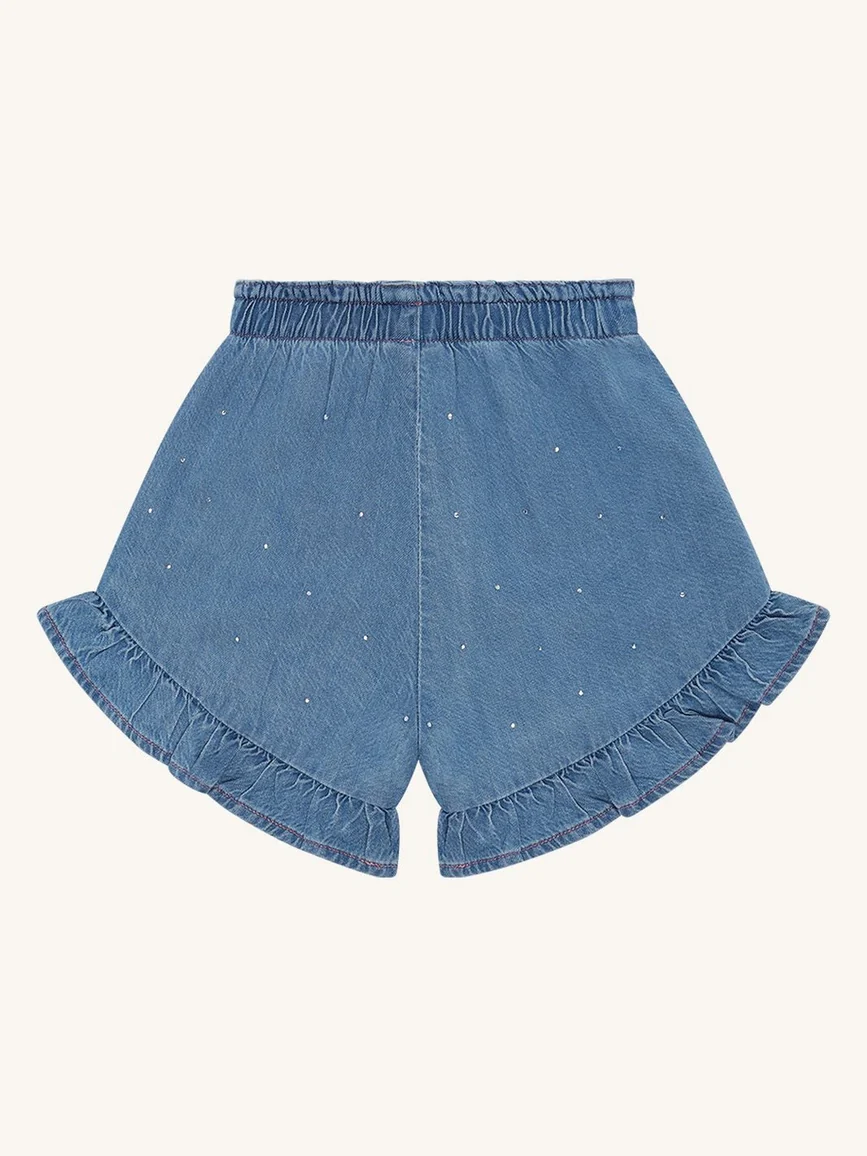 HELENA SPARKLING SHORTS - Blue Denim - Image 2