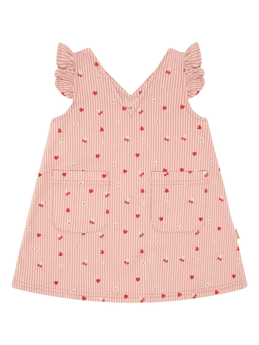 Karoline Stripes KJOLE - Sorbet