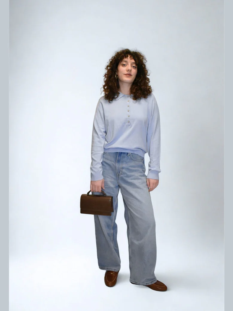 Aria glossy structure veske - cocoa - Image 5