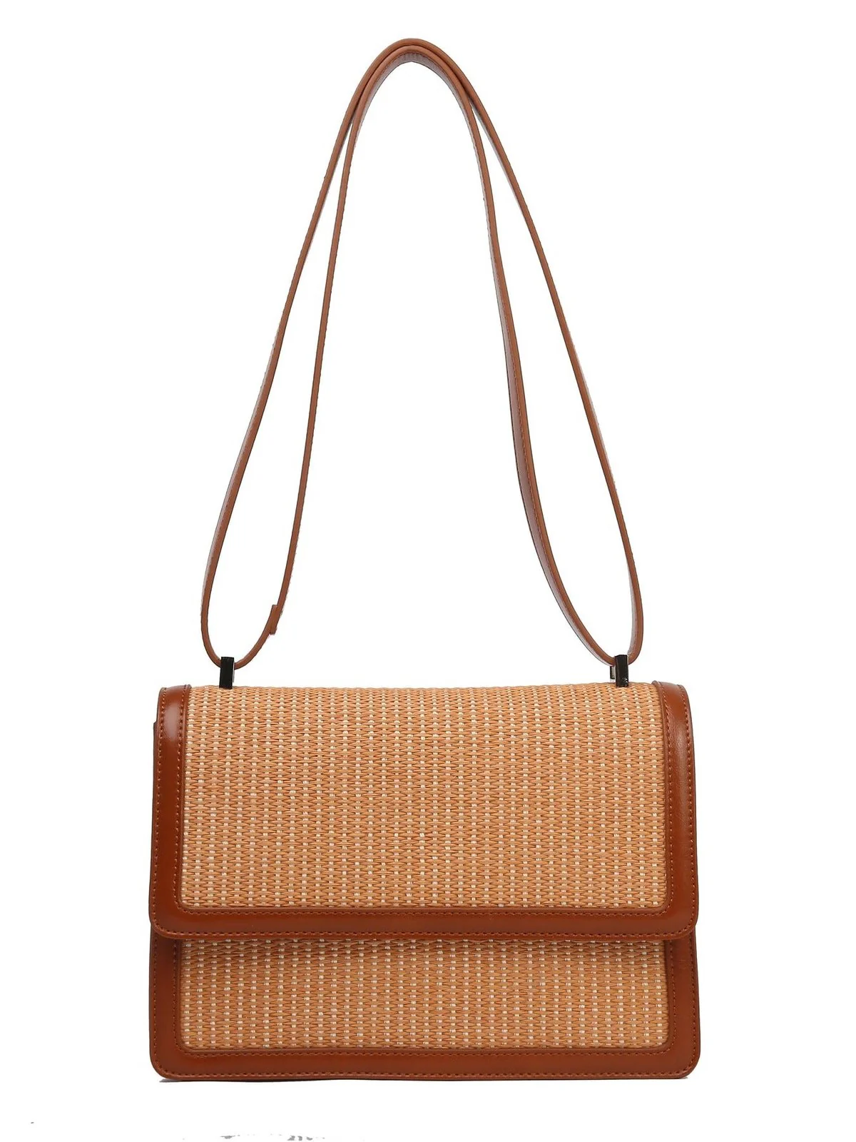 Callie raffia structure veske - desert