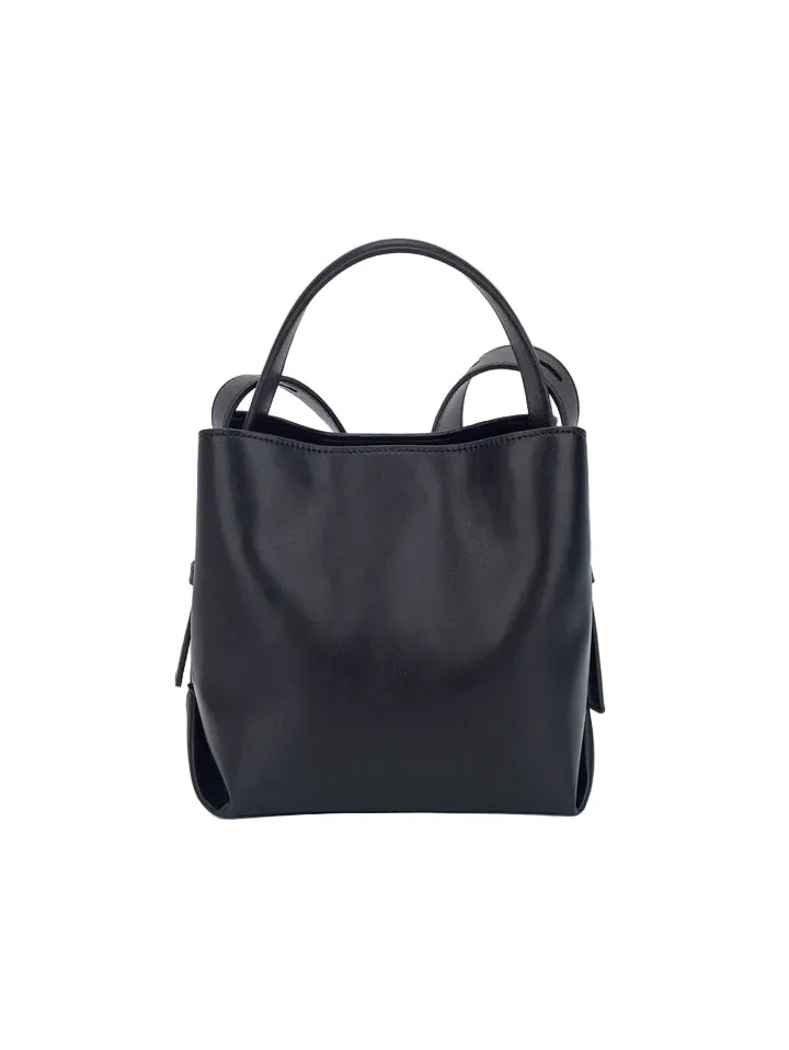 Molly soft structure veske - black