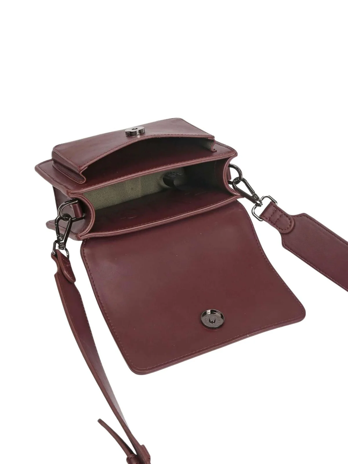 Renei soft structure veske - midnight plum - Image 3