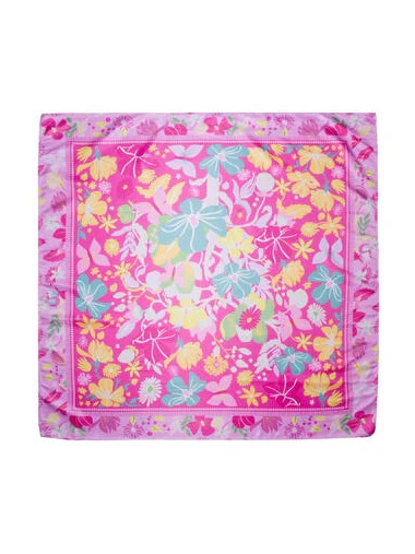 Skjerf glatt "hawaii" - rosa - Image 2