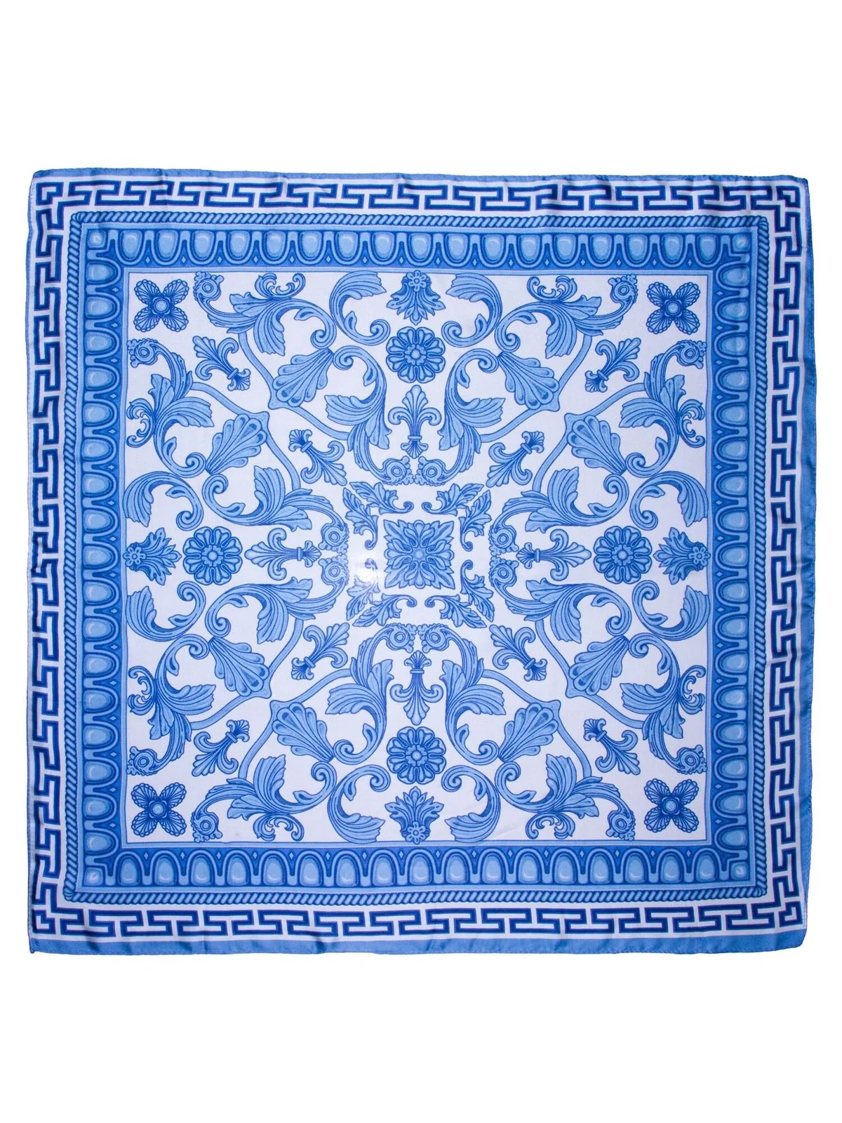 Skjerf paisley - blå - Image 2