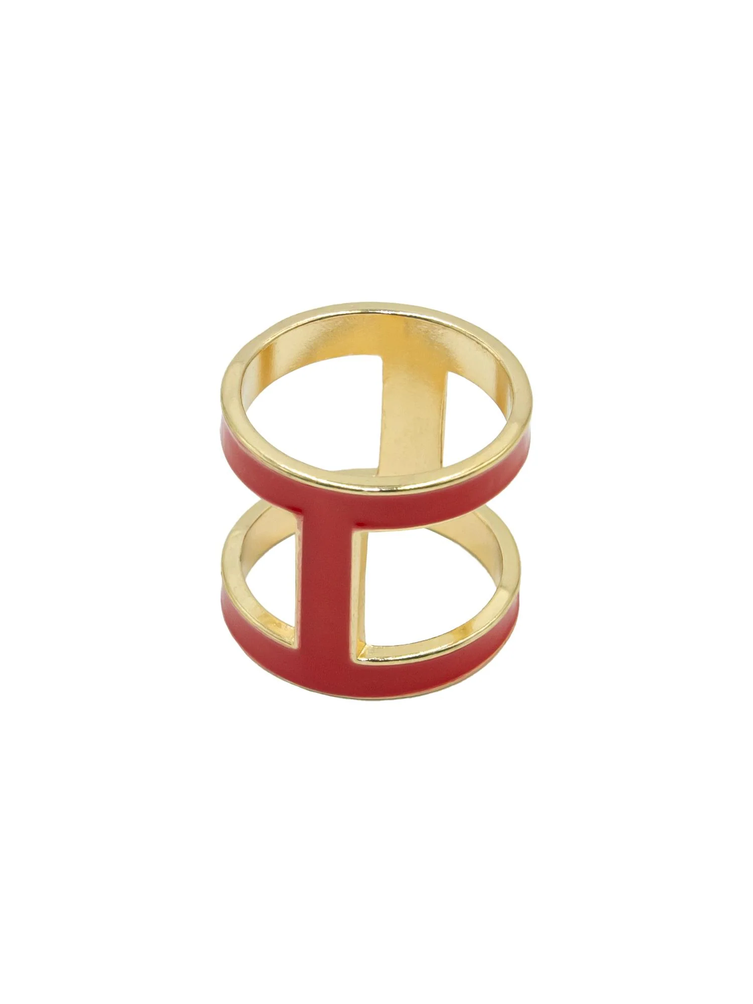 Skjerf ring "h" - rød