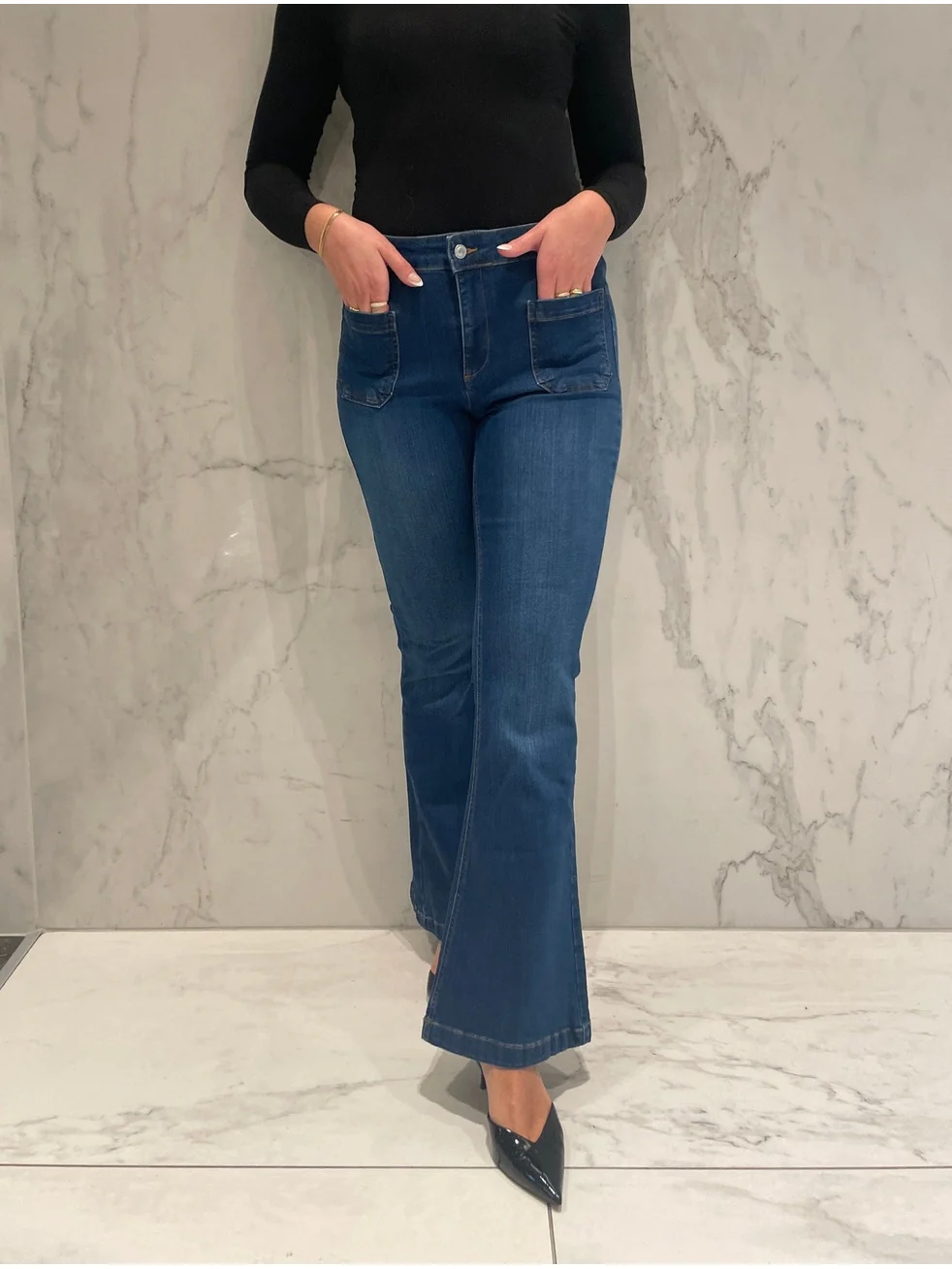 Ann charlotte earth jeans - wash cayenne - Image 4