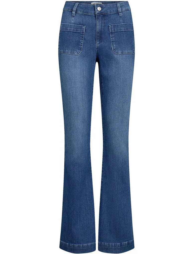 Ann charlotte jeans wash tenerife - denim blue
