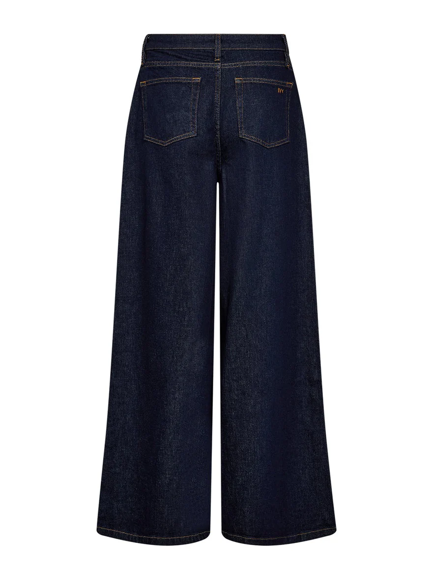 Tyla oversize jeans wash dark cannes - denim blue - Image 3