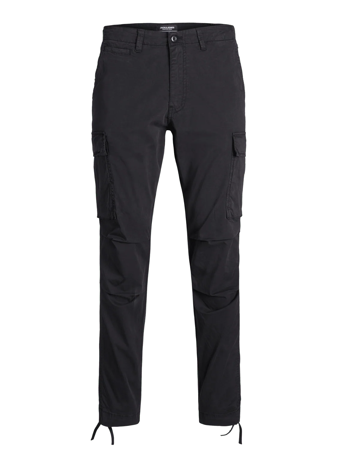 Ace tucker cargo bukse - black solid