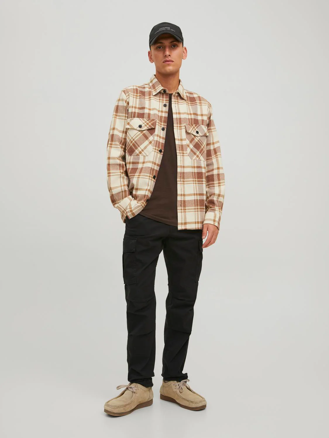 Ace tucker cargo bukse - black solid - Image 2