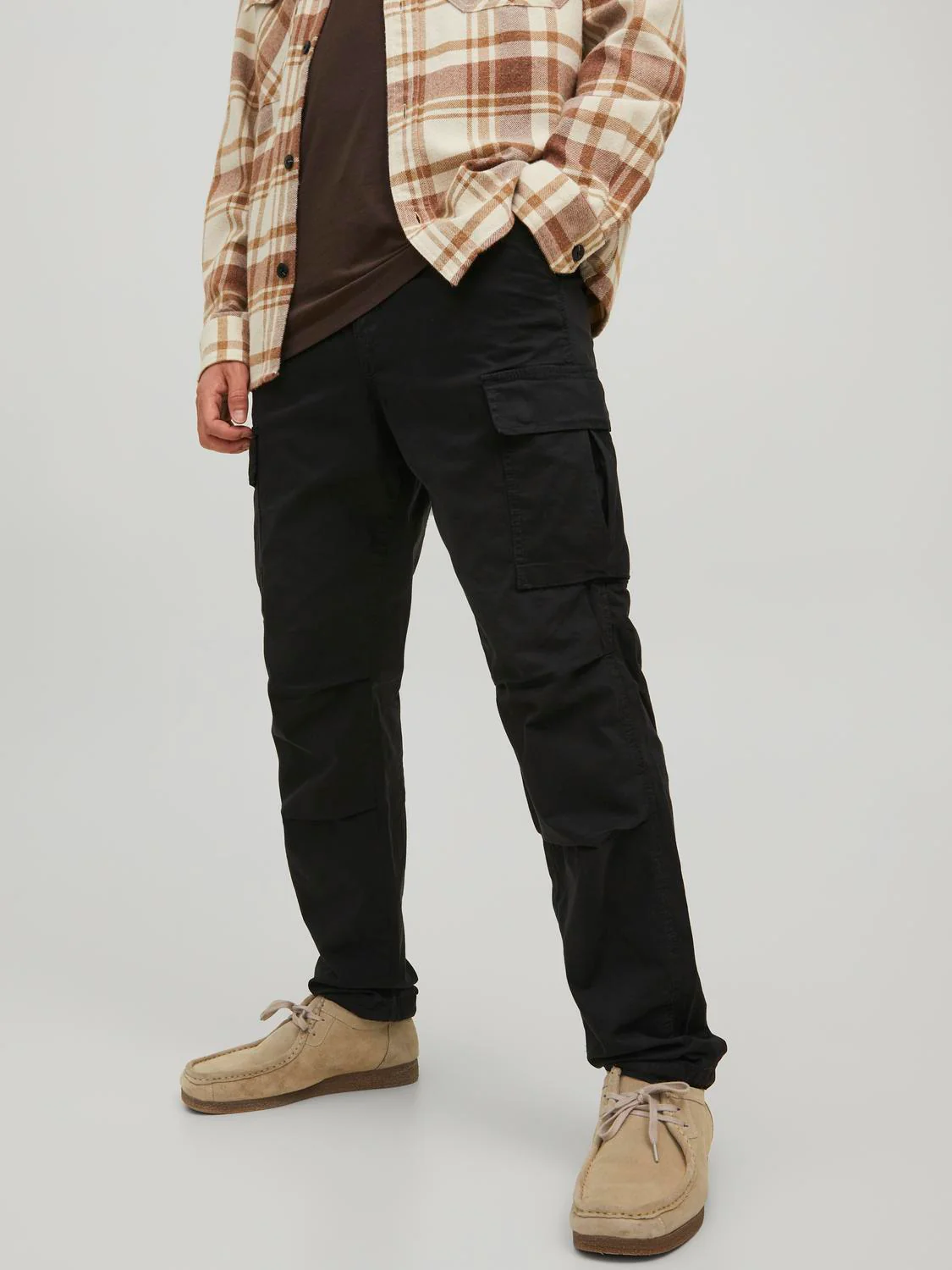 Ace tucker cargo bukse - black solid - Image 3