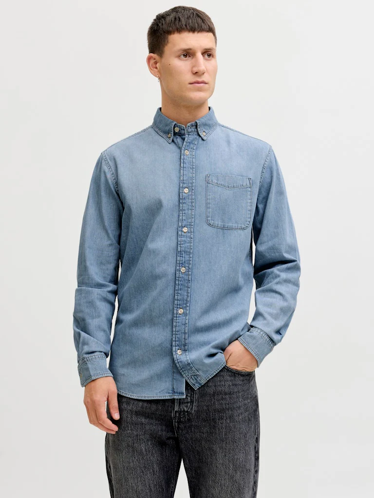 Brook oxford skjorte - light blue - Image 2