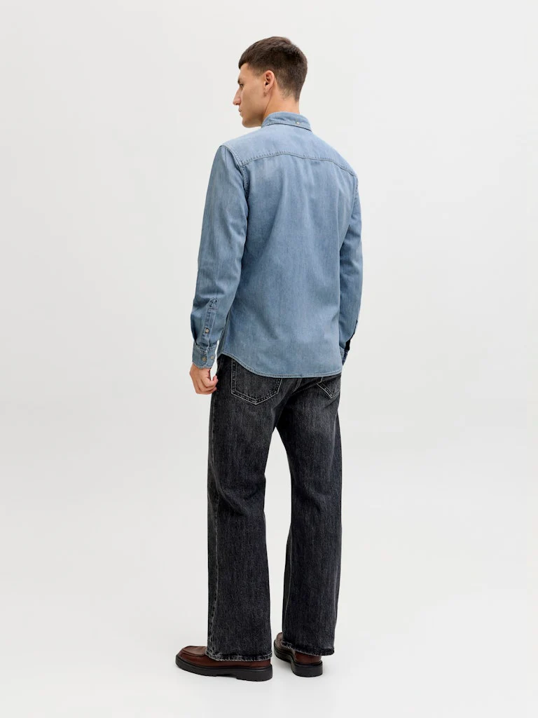 Brook oxford skjorte - light blue - Image 3