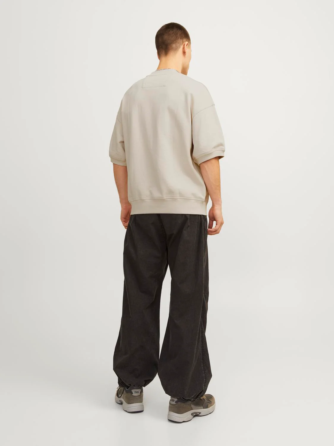 Collective sweat t-skjorte - moonbeam - Image 4