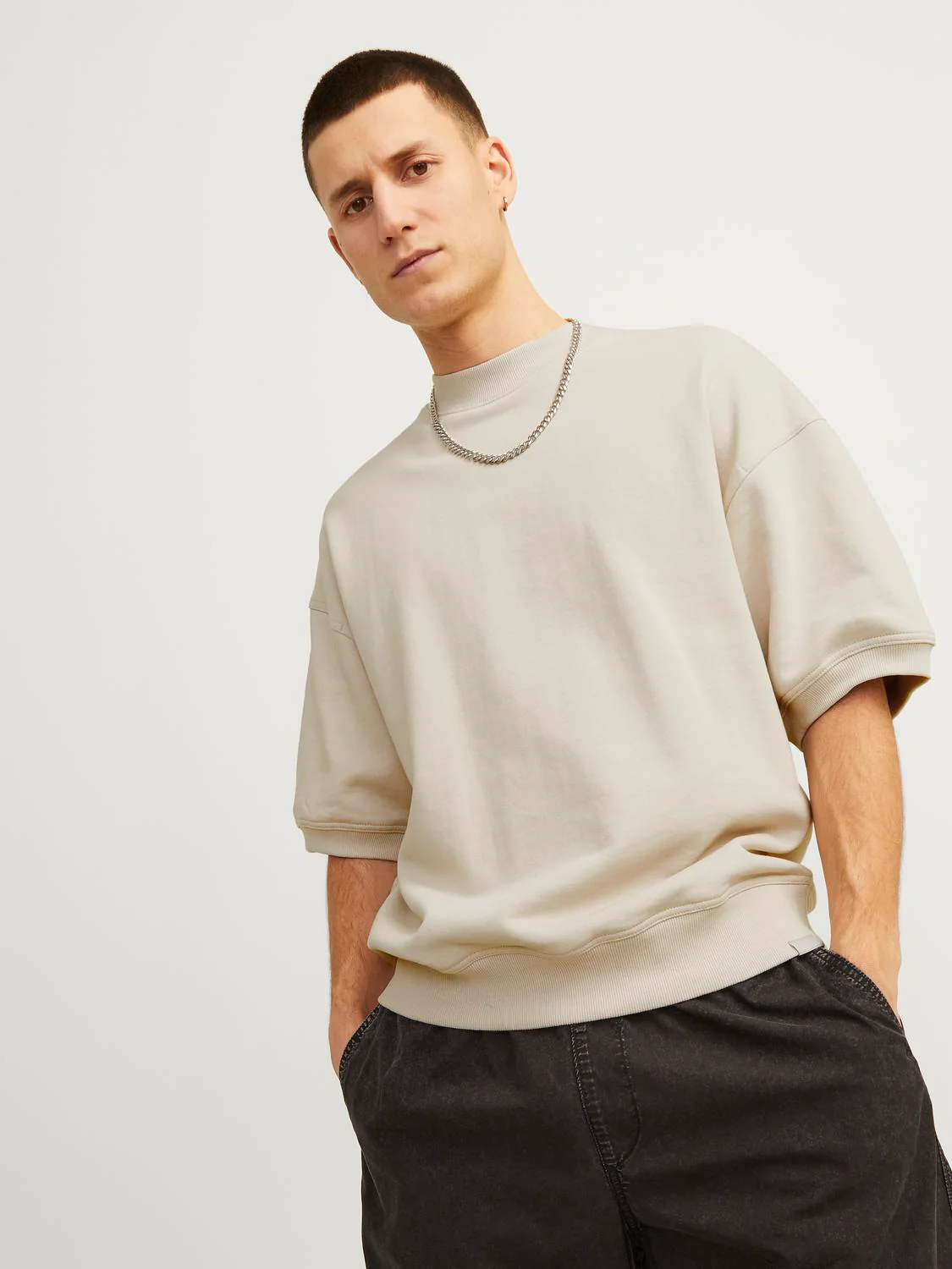 Collective sweat t-skjorte - moonbeam - Image 7