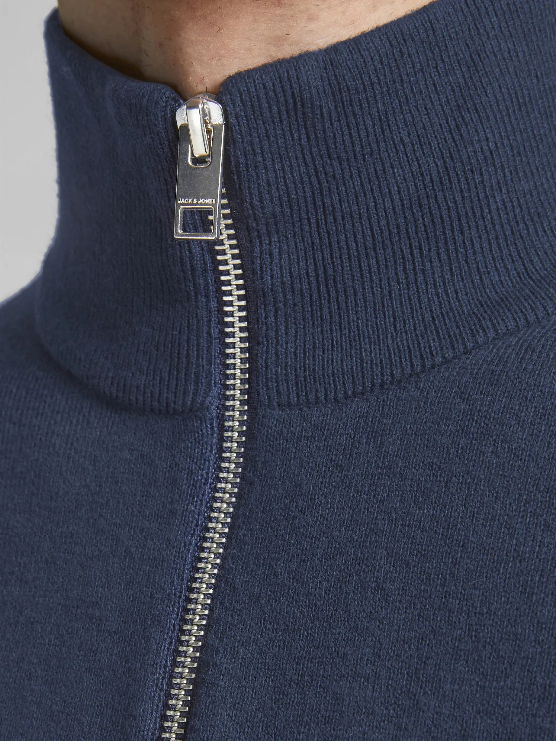 Emil knit half zip - navy blazer - Image 5