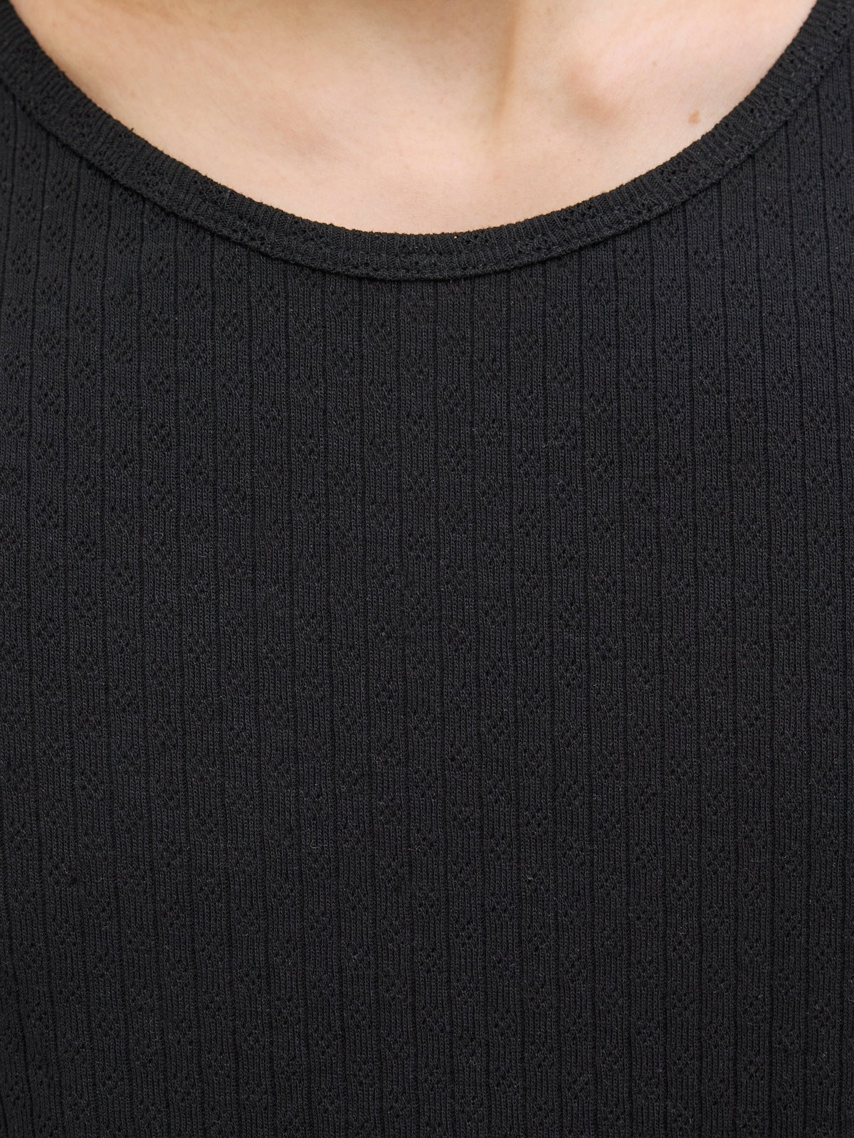 Hydra pointelle tanktopp - black - Image 2