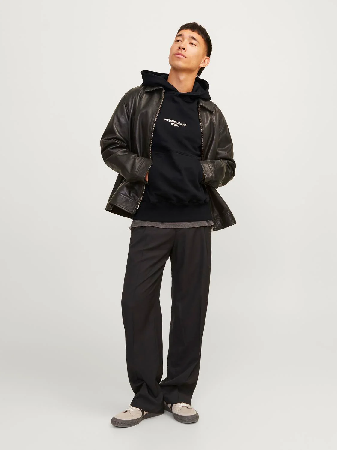 Jornoto graphic hoodie - black - Image 3