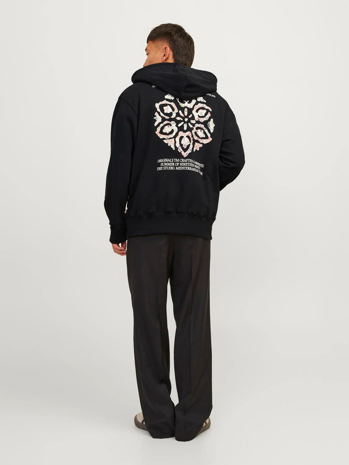 Jornoto graphic hoodie - black - Image 5