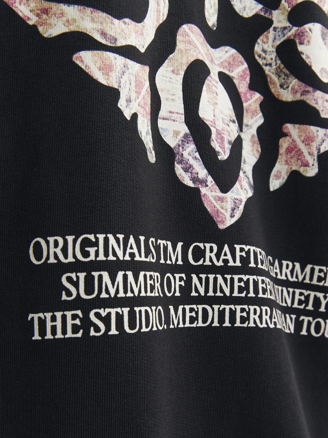 Jornoto graphic hoodie - black - Image 6