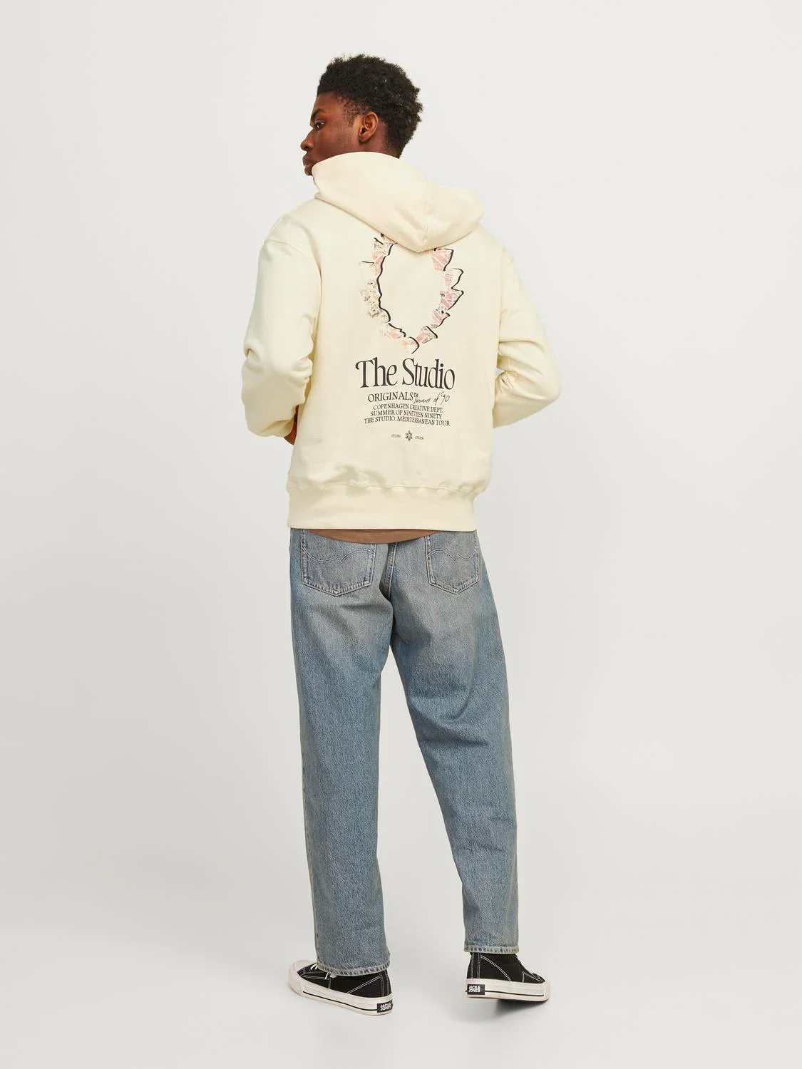 Jornoto graphic hoodie - buttercream - Image 4
