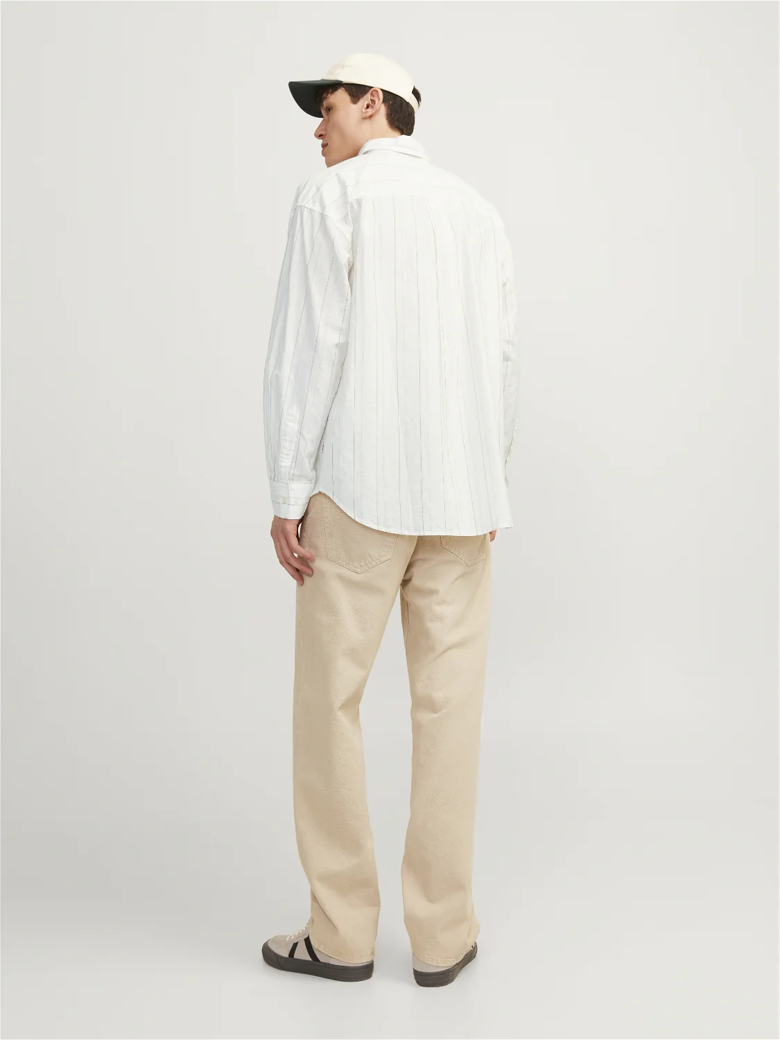 Joshua stripe oversized skjorte - cloud dancer - Image 5