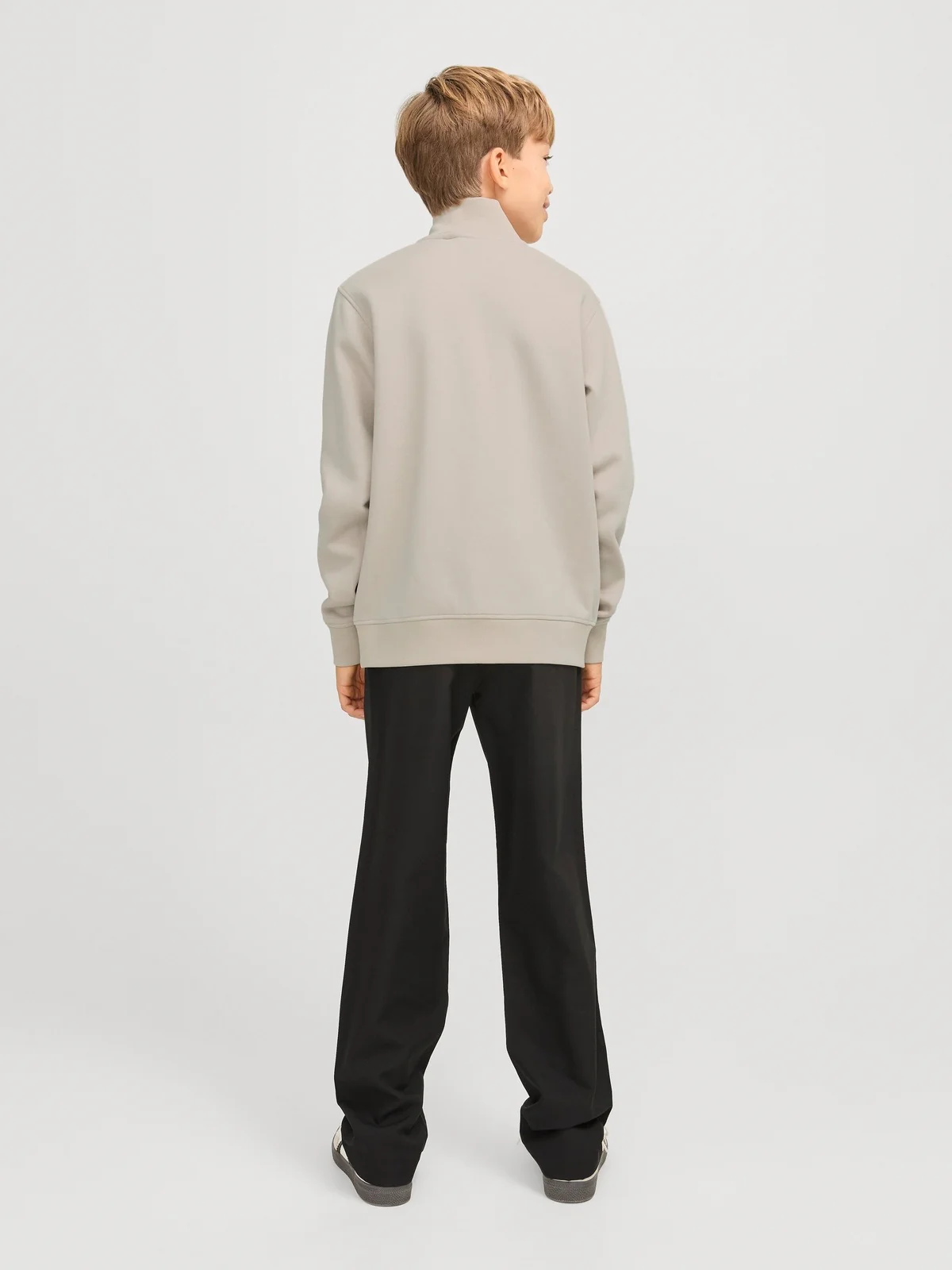 BRADLEY SWEAT HALF ZIP - Moonbeam - Image 3