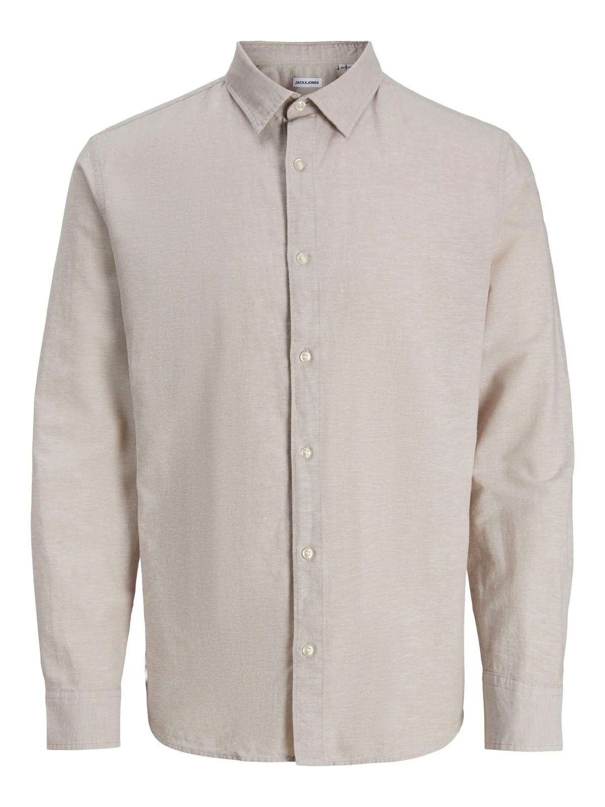 BREEZE LINEN BLEND SKJORTE - STRING