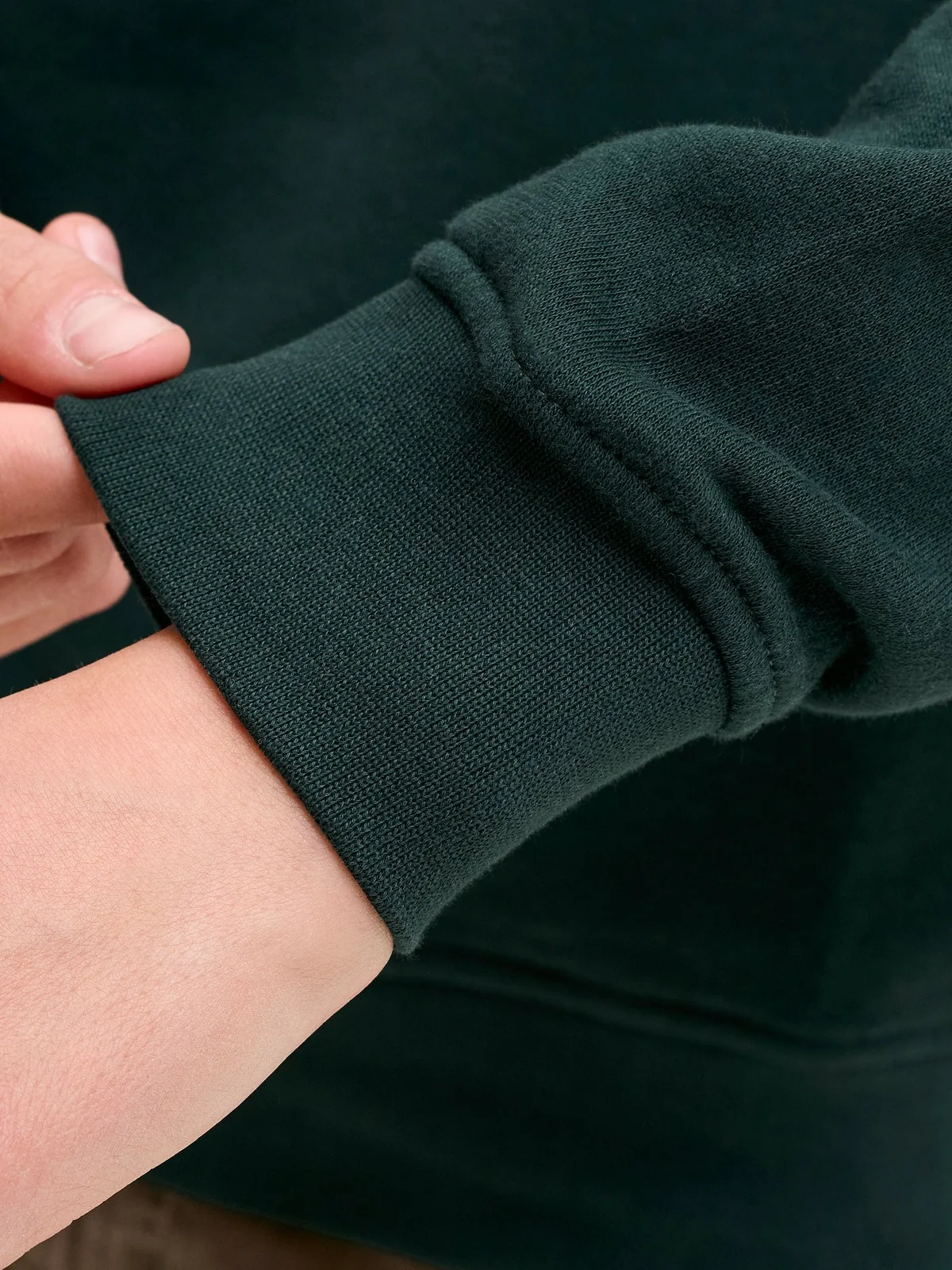 SOHO SWEAT QUARTER ZIP GENSER - Scarab - Image 5