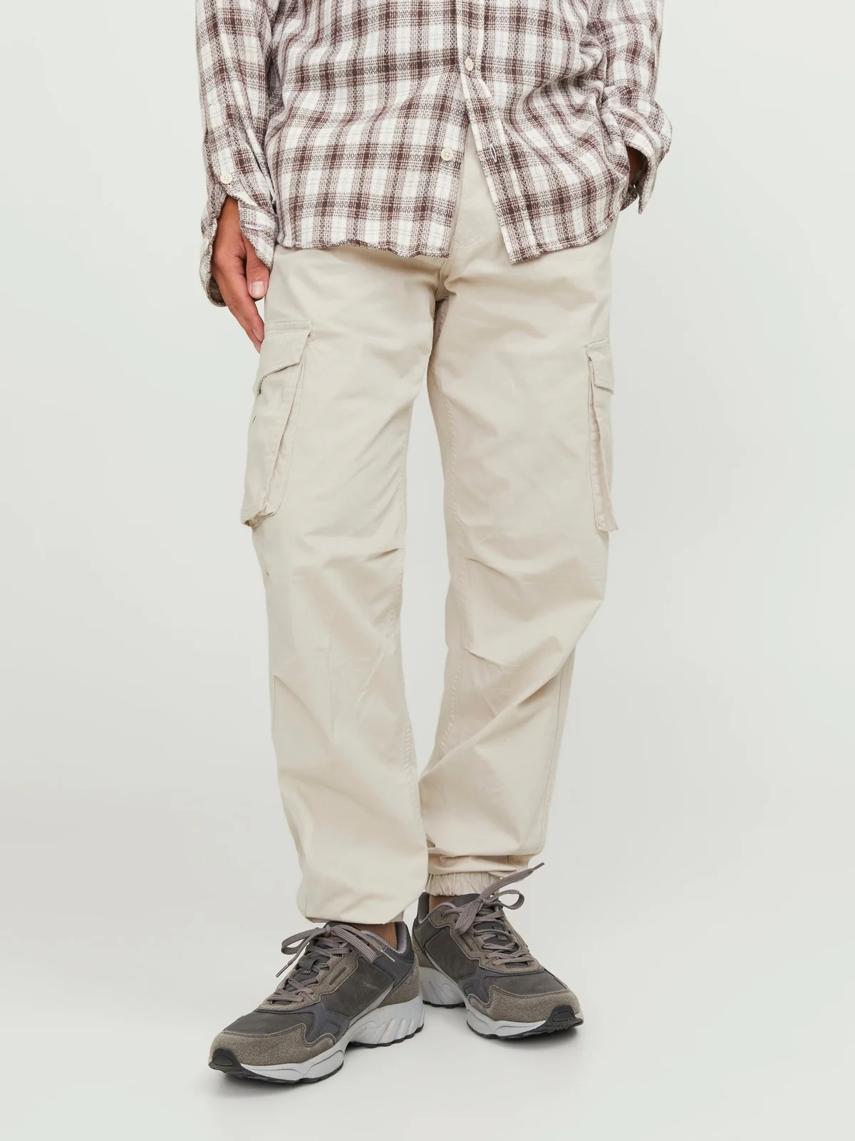 Kane noah cuffed cargo bukse - moonbeam - Image 2