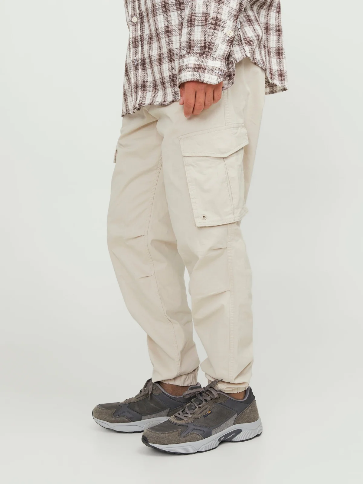 Kane noah cuffed cargo bukse - moonbeam - Image 5