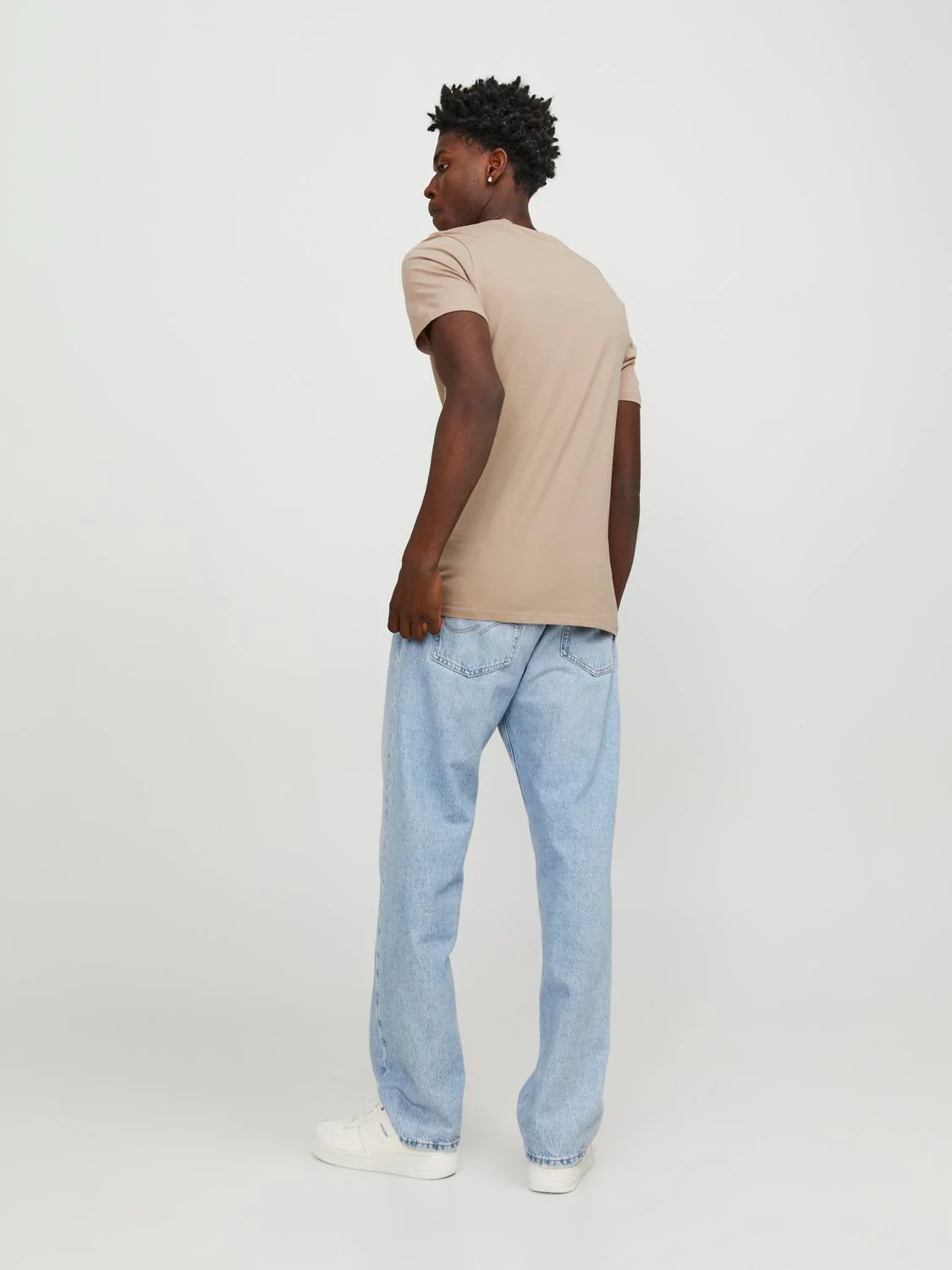 Organic basic t-skjorte o neck - crockery slim - Image 4