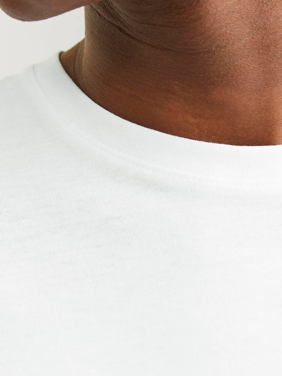 Organic basic t-skjorte - white slim - Image 7
