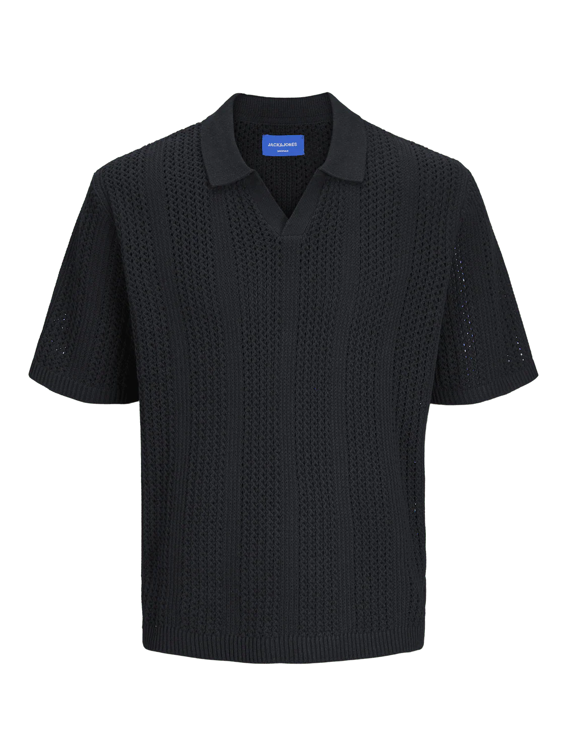 Taormina knit polo - black