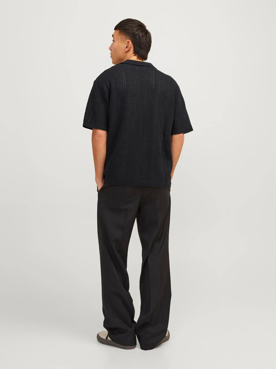 Taormina knit polo - black - Image 4