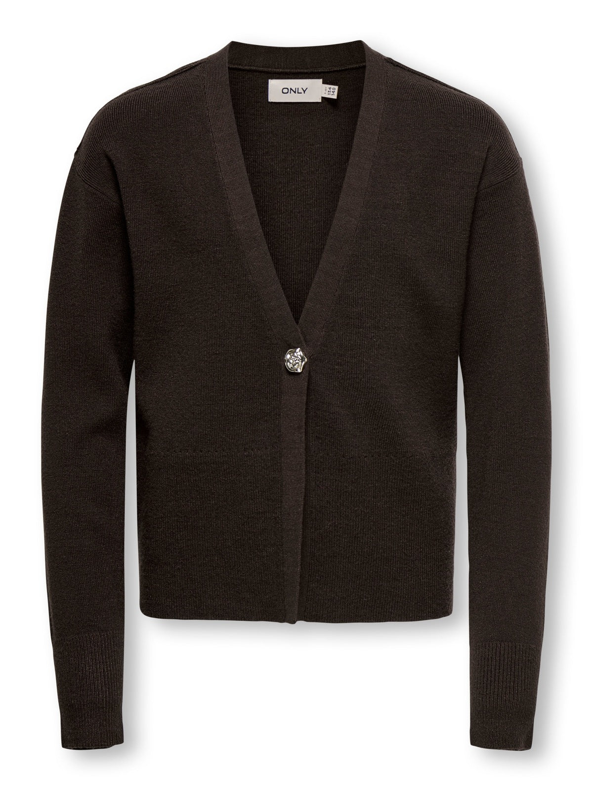 KATIA BLING STRIKKET CARDIGAN - Black Coffee