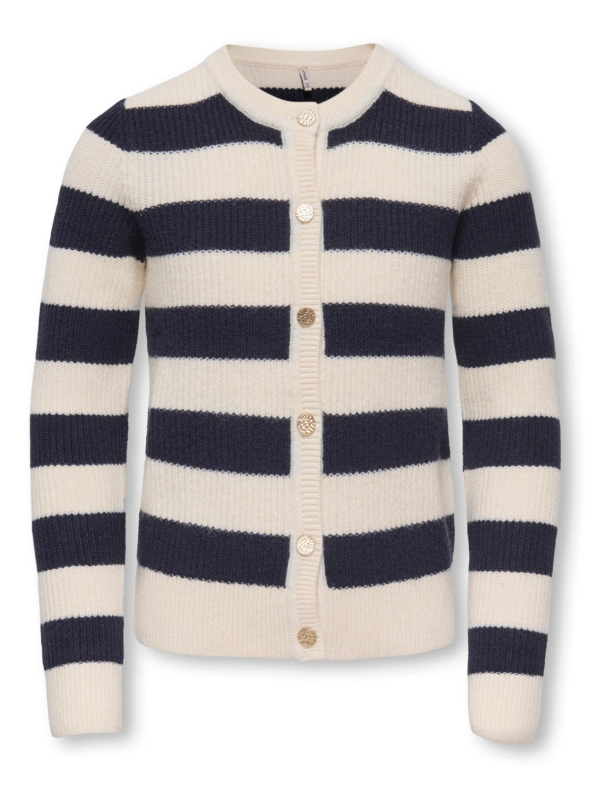 KATIANN LIFE STRIPE CARDIGAN - Whitecap Gray