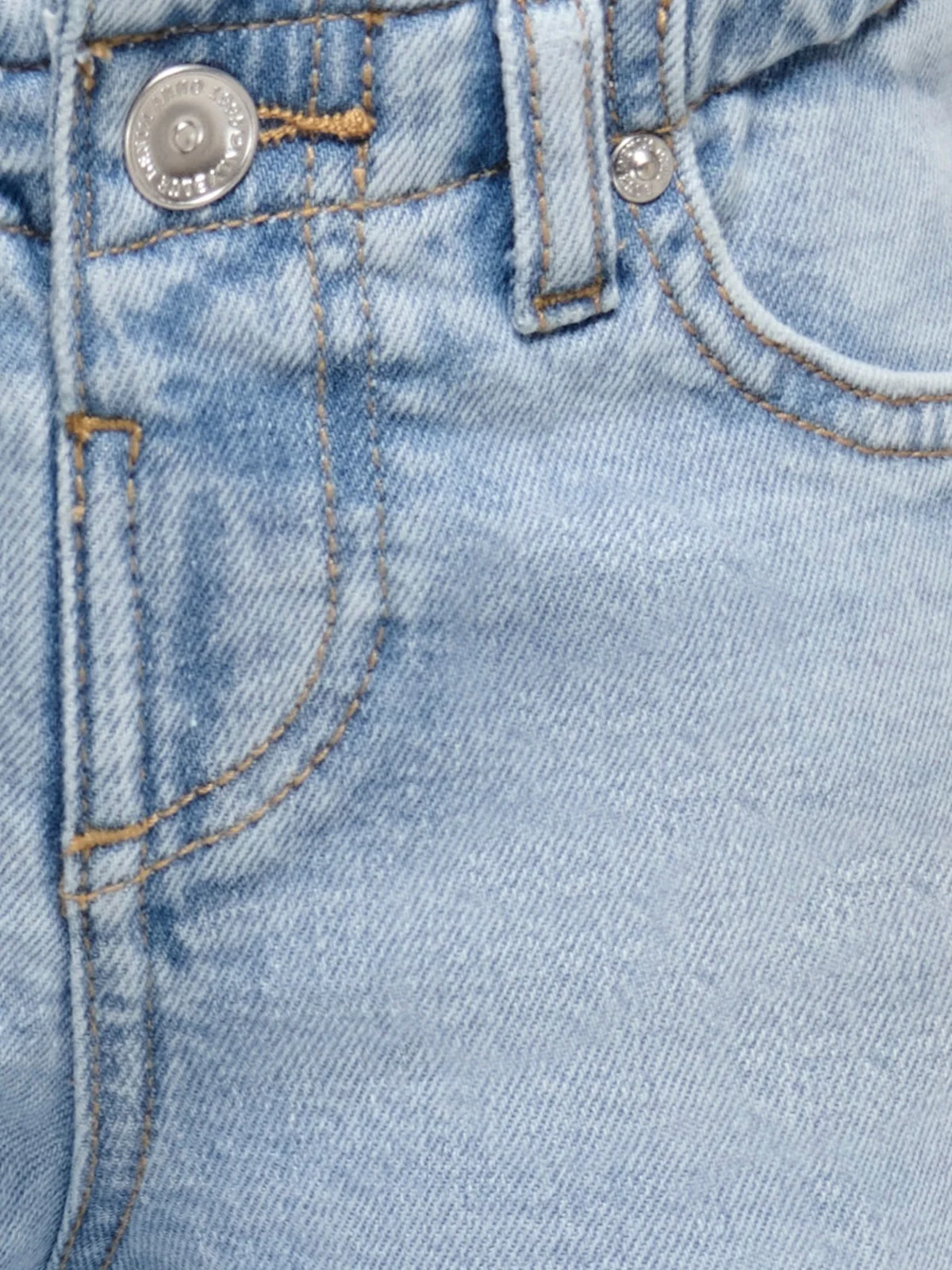 LUNA BERRY WIDE JEANS - Light Blue Denim - Image 3