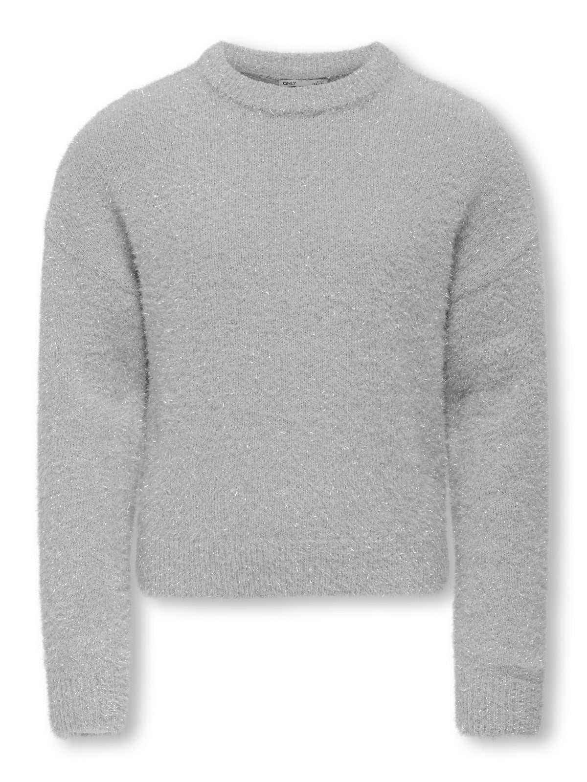 PIUMO GLITTER KNIT GENSER - Light Grey Melange