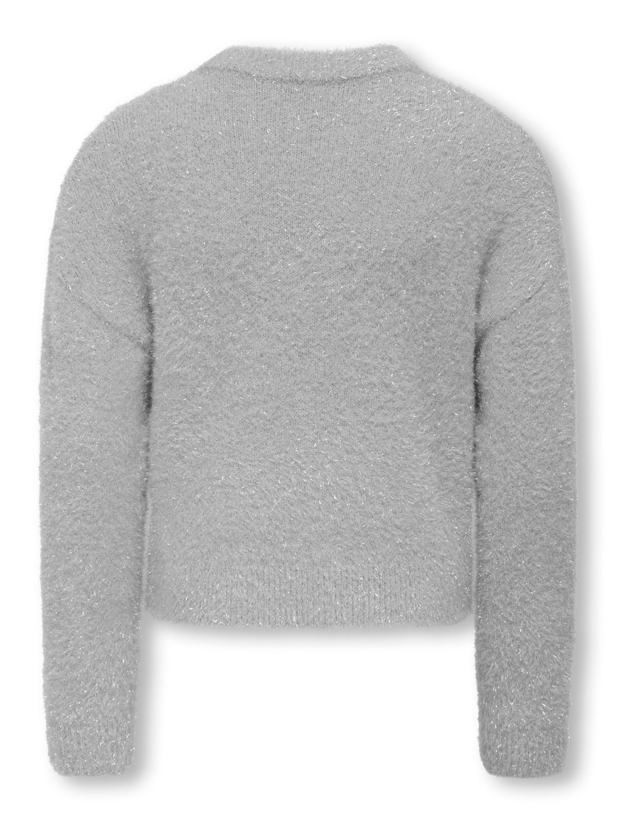 PIUMO GLITTER KNIT GENSER - Light Grey Melange - Image 3