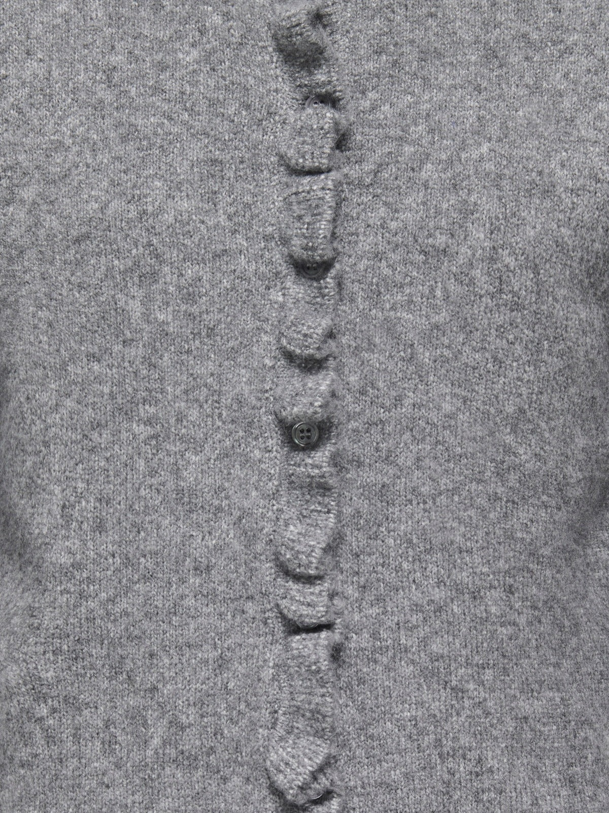 SHELDA LIFE CARDIGAN - Medium Grey Melange - Image 3