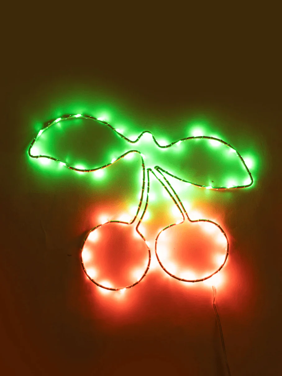 CHERRY WIRE LAMP - Cherry