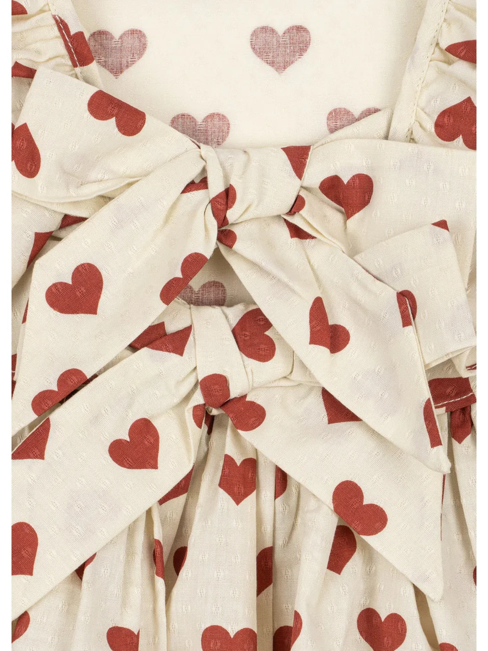 CIANNA BOW KJOLE GOTS - AMOUR ROUGE - Image 7