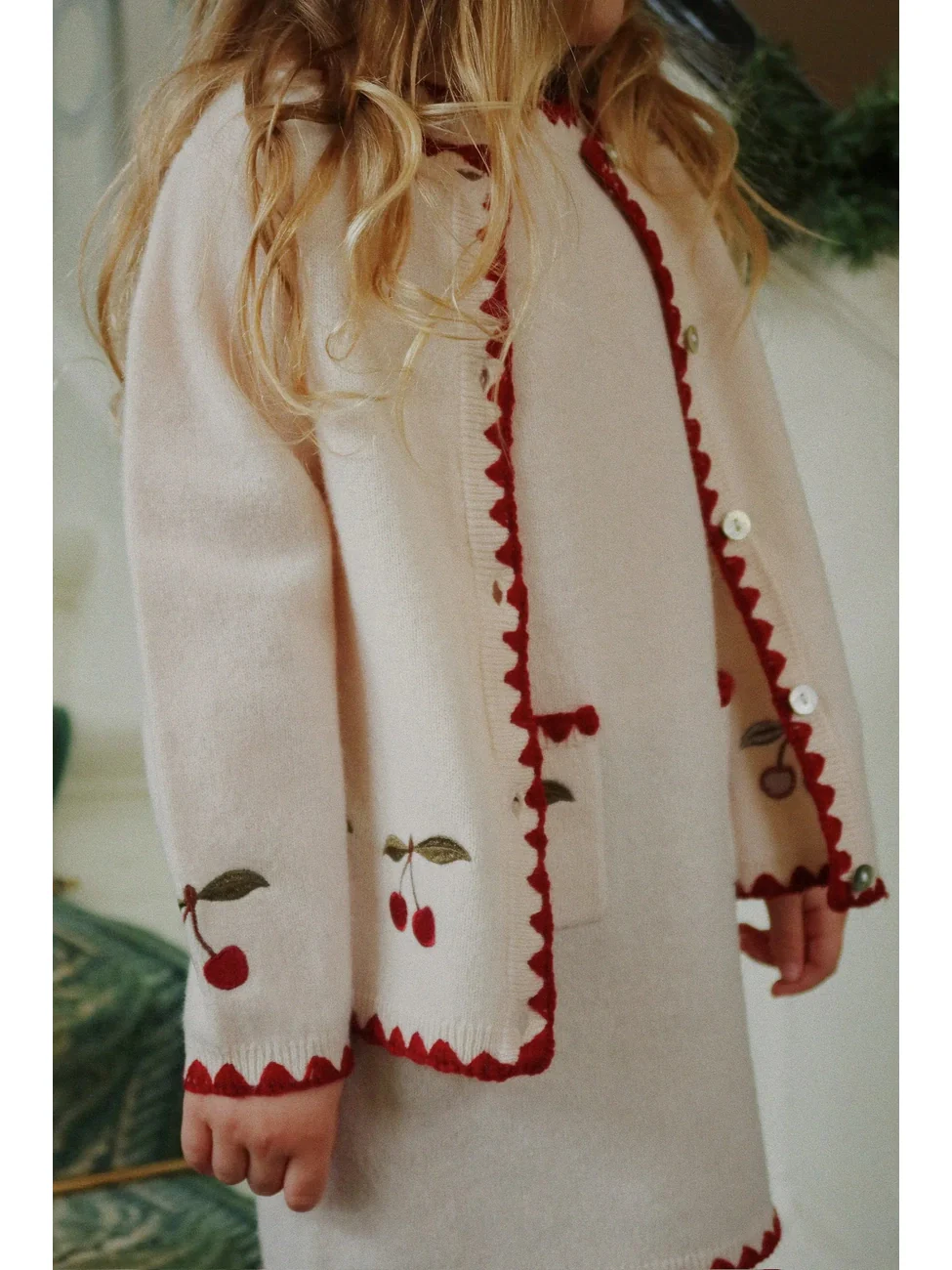 COLLETTE CARDIGAN - Off White - Image 3